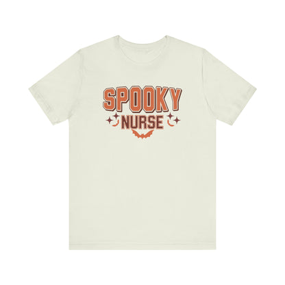 One Spooky Nurse T-shirt | Cute Skeleton Ghost Tee | Halloween Nurse Gift