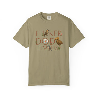 Flicker Dodo Titmouse shirt | Funny bird shirt | Anti MAGA tee | Subtle FDT gift | Liberal political shirt | Comfort Colors unisex