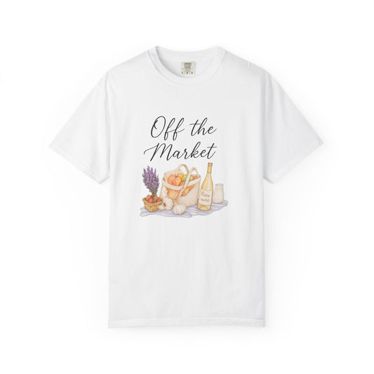 Fresh Off The Market Luxury Bachelorette shirt | Funny bridal tee | Comfort Colors shirt | Bride gift | Custom garden party shirt