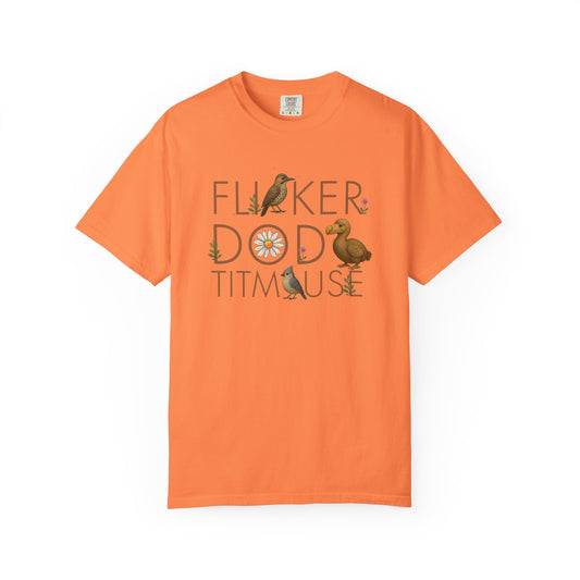 Flicker Dodo Titmouse shirt | Funny bird shirt | Anti MAGA tee | Subtle FDT gift | Liberal political shirt | Comfort Colors unisex
