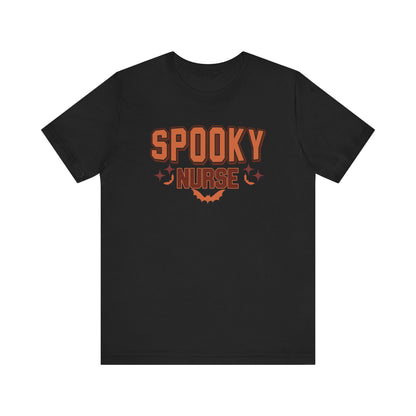 One Spooky Nurse T-shirt | Cute Skeleton Ghost Tee | Halloween Nurse Gift