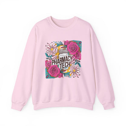 Pharmacy Tech Sweatshirt | CPHT Floral Crewneck | Pharmacist Gift Idea