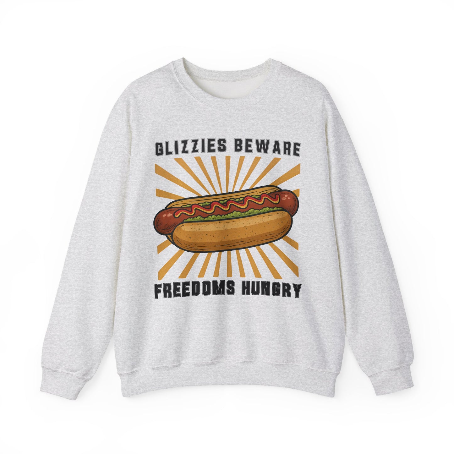 It's A Bad Day To Be A Glizzy sweatShirt | Funny 4th of July Shirt | Hot Dog Lover Gift | Patriotic Meme | Retro |Glizzies Beware Freedoms