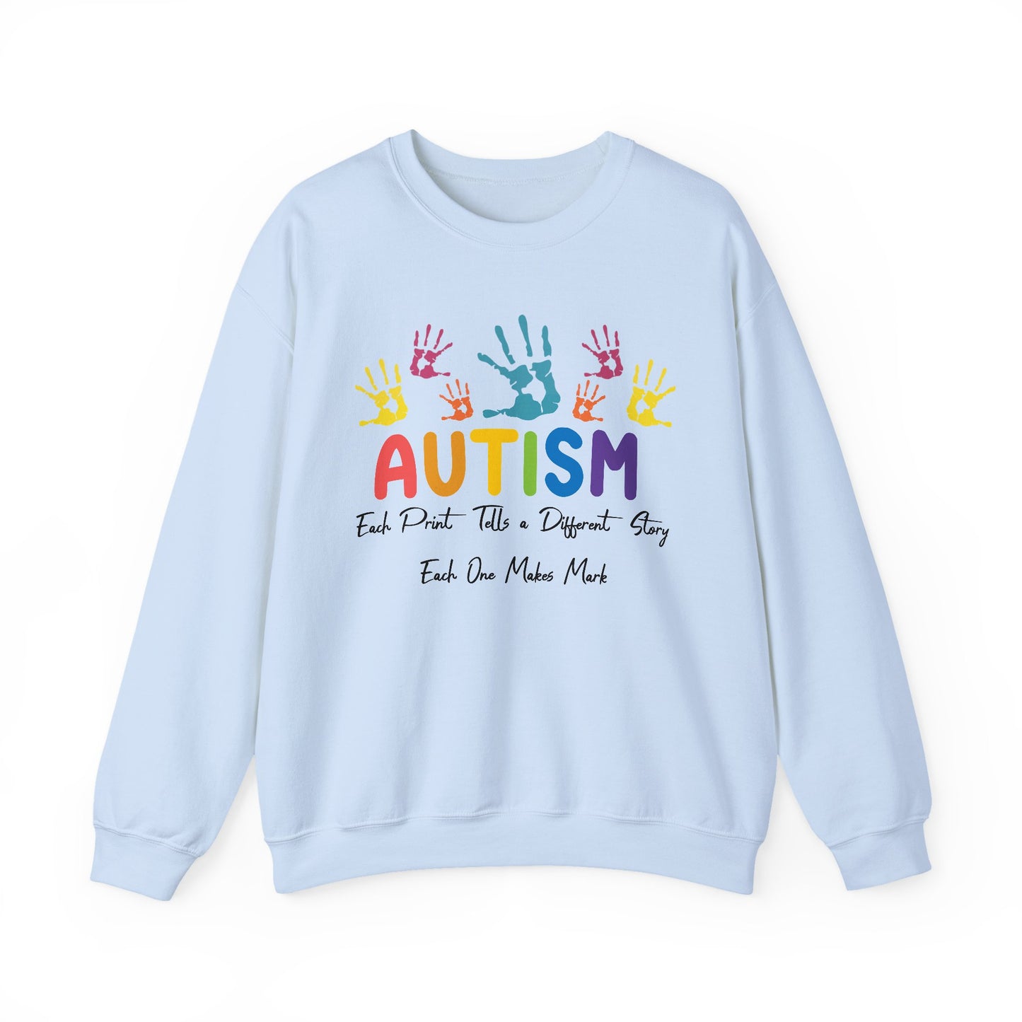 Fingerprint Autism sweatshirt | Autism Awareness Gift | Fingerprint Tee | Neurodiversity Shirt | Special Needs Mom Sweatshirt