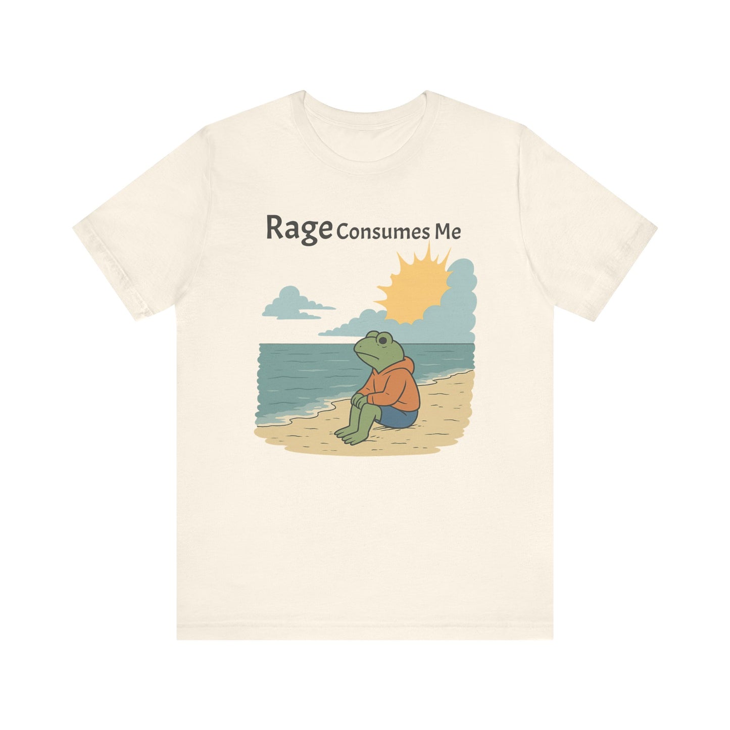 Rage Consumes Me Shirt | Funny Frog Shirt | Dark Humor Tee | Nature Lover Gift | Vintage Meme T-Shirt | Sarcastic Mental Health Top