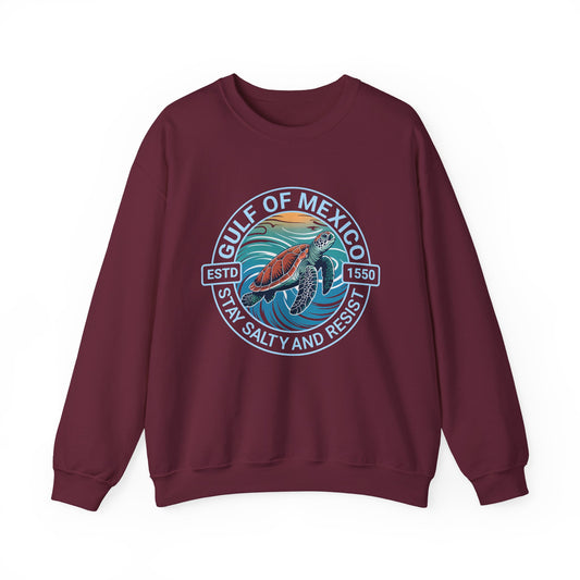 The Gulf of Mexico Est 1550 sweatshirt | comfort colors | beach gift | vintage style | cozy unisex pullover | coastal vibes crewneck