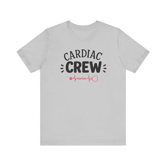 Cardiac Crew T-shirt | Telemetry RN Gift | Heart Nurse Appreciation Crewneck