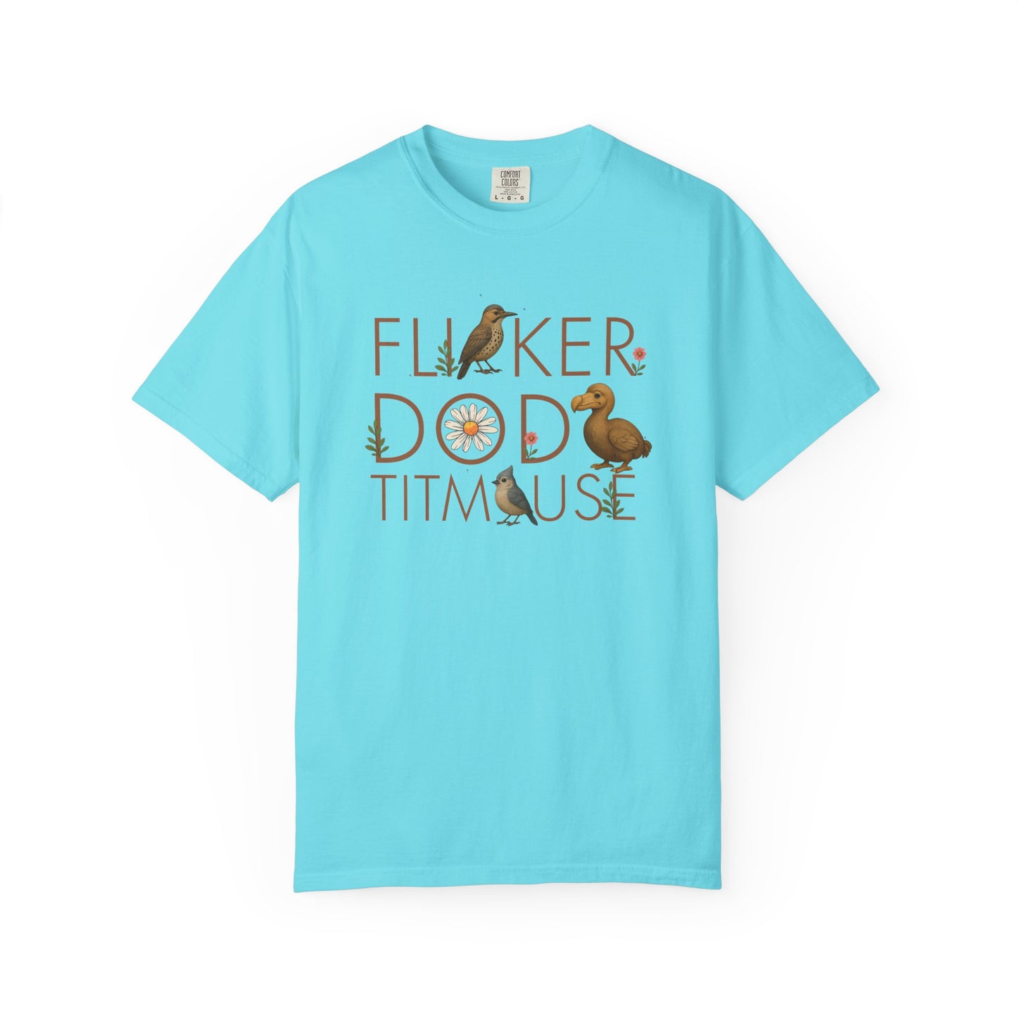 Flicker Dodo Titmouse shirt | Funny bird shirt | Anti MAGA tee | Subtle FDT gift | Liberal political shirt | Comfort Colors unisex