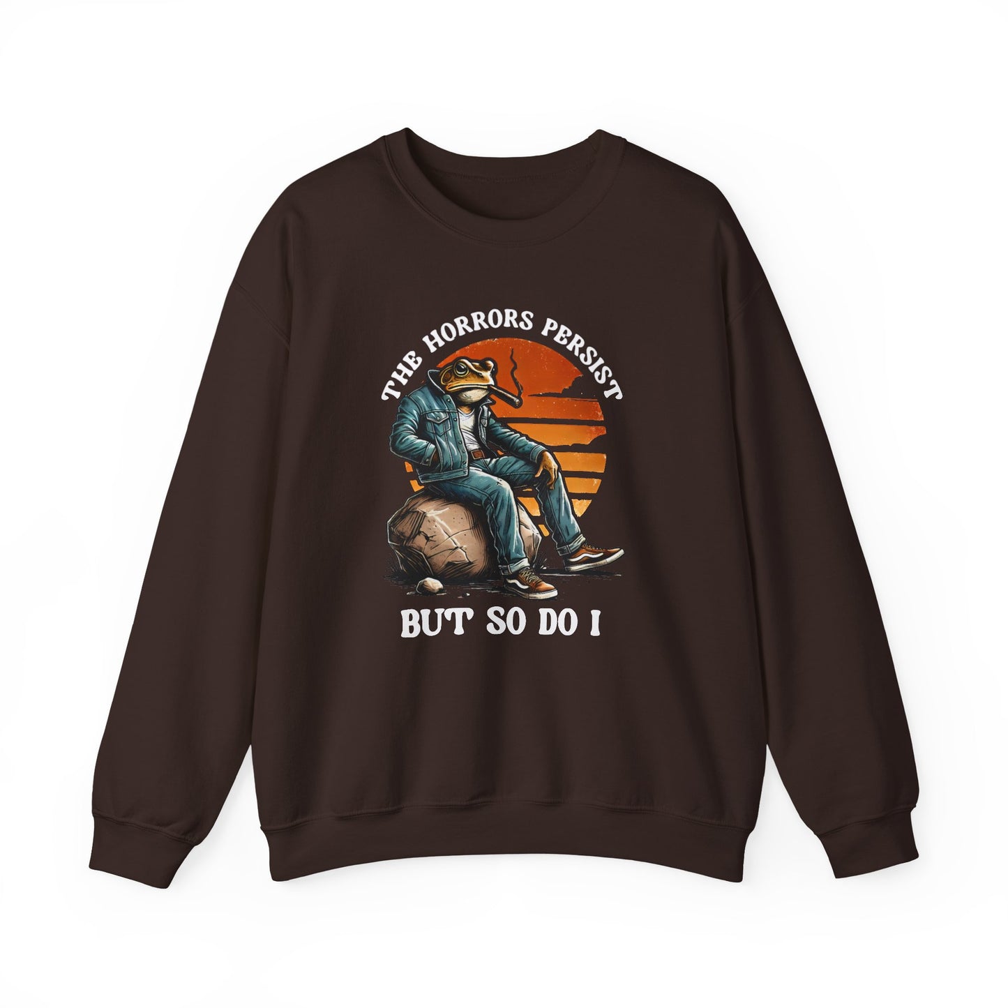 The Horrors Persist But So Do I Shirt sweatshirt | meme | t | mental | health | cozy comfy aesthetic mental health awareness top