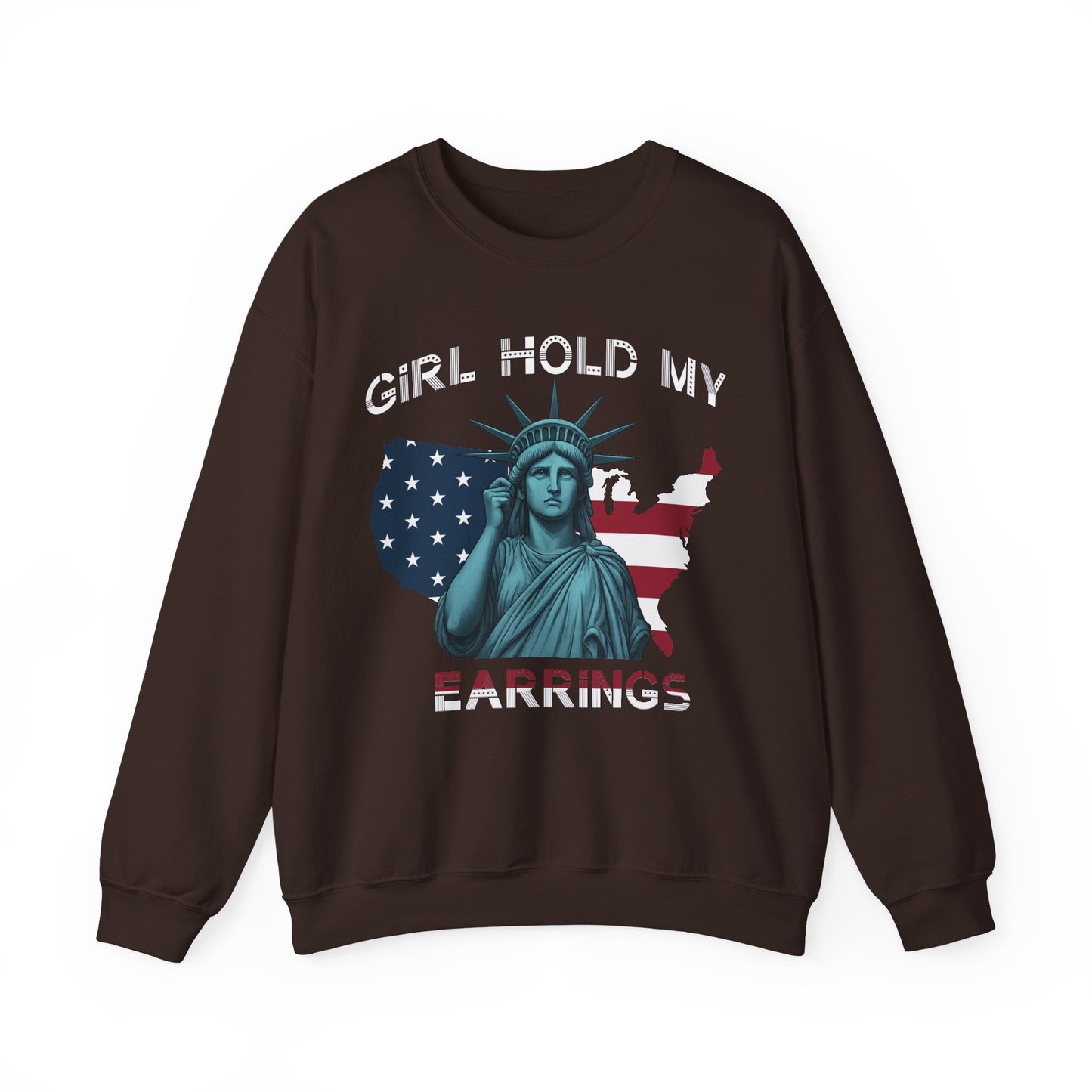 Girl Hold My Earrings sweatshirt | Anti Trump shirt | Political protest gift | FDT crewneck | National park inspired design
