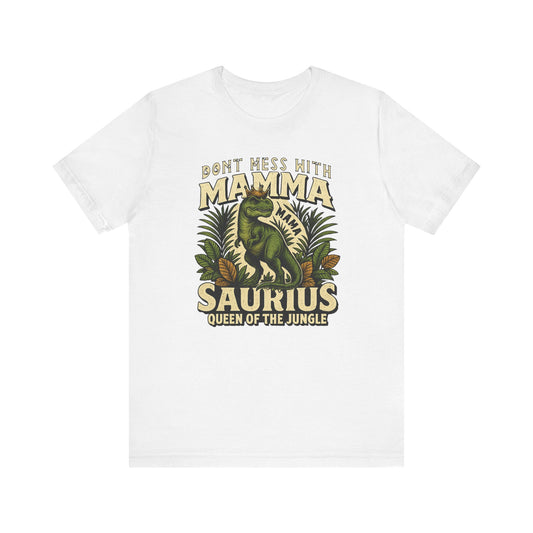 Mama Saurus T-shirt | Funny Dinosaur Mom Gift | Mother’s Day Tee for Nana