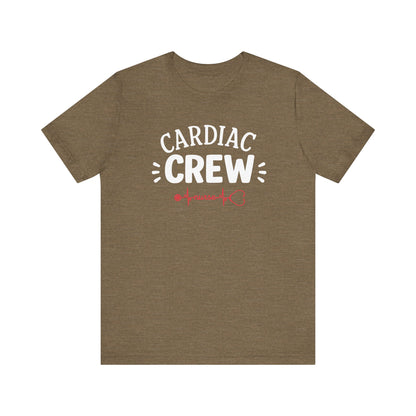Cardiac Crew T-shirt | Telemetry RN Gift | Heart Nurse Appreciation Crewneck