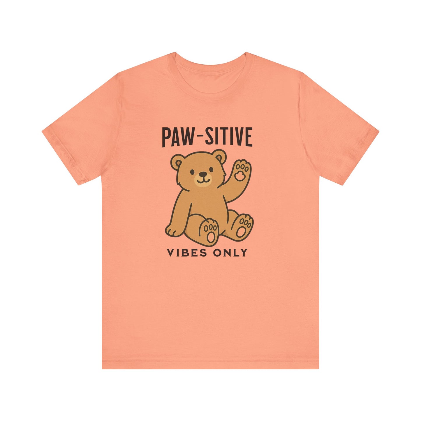 Paw-sitive Vibes Only shirt | Cute Dog Lover Gift | Funny Pet Tee | Positive Graphic Apparel | Unisex Cotton Top | Animal Mom Shirt