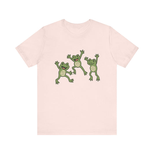 Three Frogs Shirt |Frog Tee| Cute Amphibian Fashion| Colors T-Shirt| Nature Lover Gift| I Like Frogs Shirt |