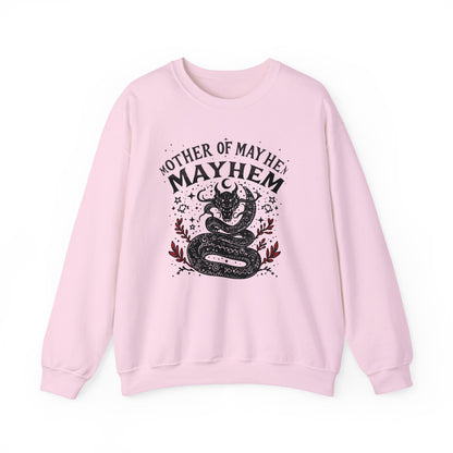 Mother of Mayhem Sweatshirt | Punk Mom Gift | Grunge Alternative Wife Tee