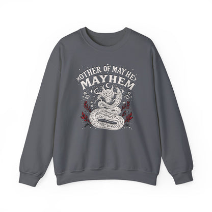 Mother of Mayhem Sweatshirt | Punk Mom Gift | Grunge Alternative Wife Tee