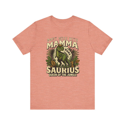 Mama Saurus T-shirt | Funny Dinosaur Mom Gift | Mother’s Day Tee for Nana