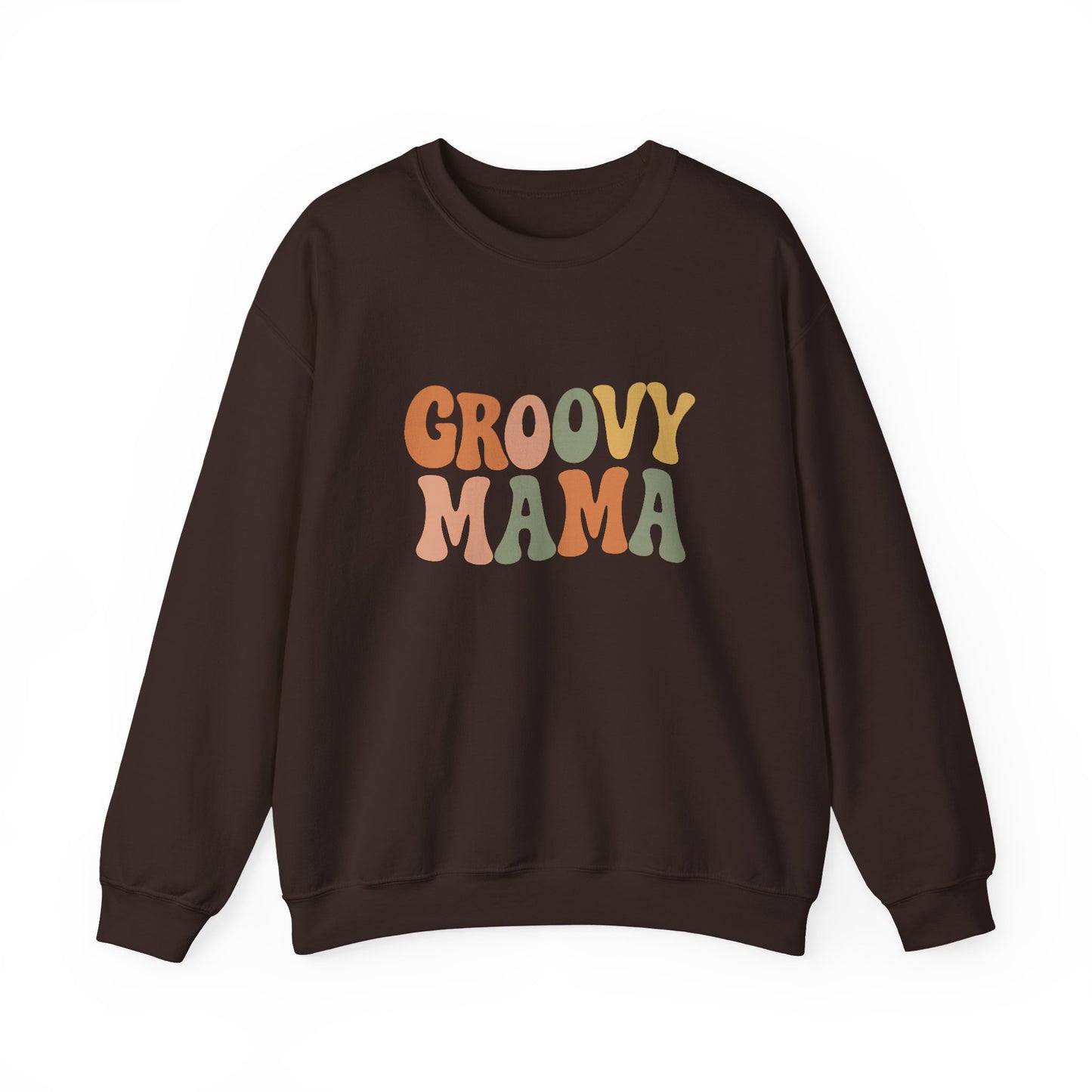 Groovy Mama Sweatshirt | Retro Mom Gift | Pregnancy Reveal for Mother’s Day