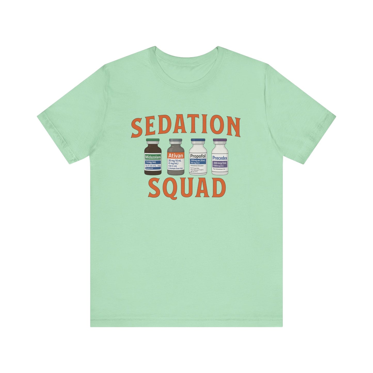 Sedation Squad T-shirt | Funny ICU Nurse Tee | CRNA Anesthesia Gift Shirt