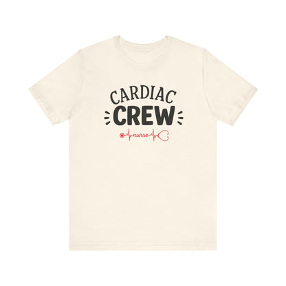Cardiac Crew T-shirt | Telemetry RN Gift | Heart Nurse Appreciation Crewneck
