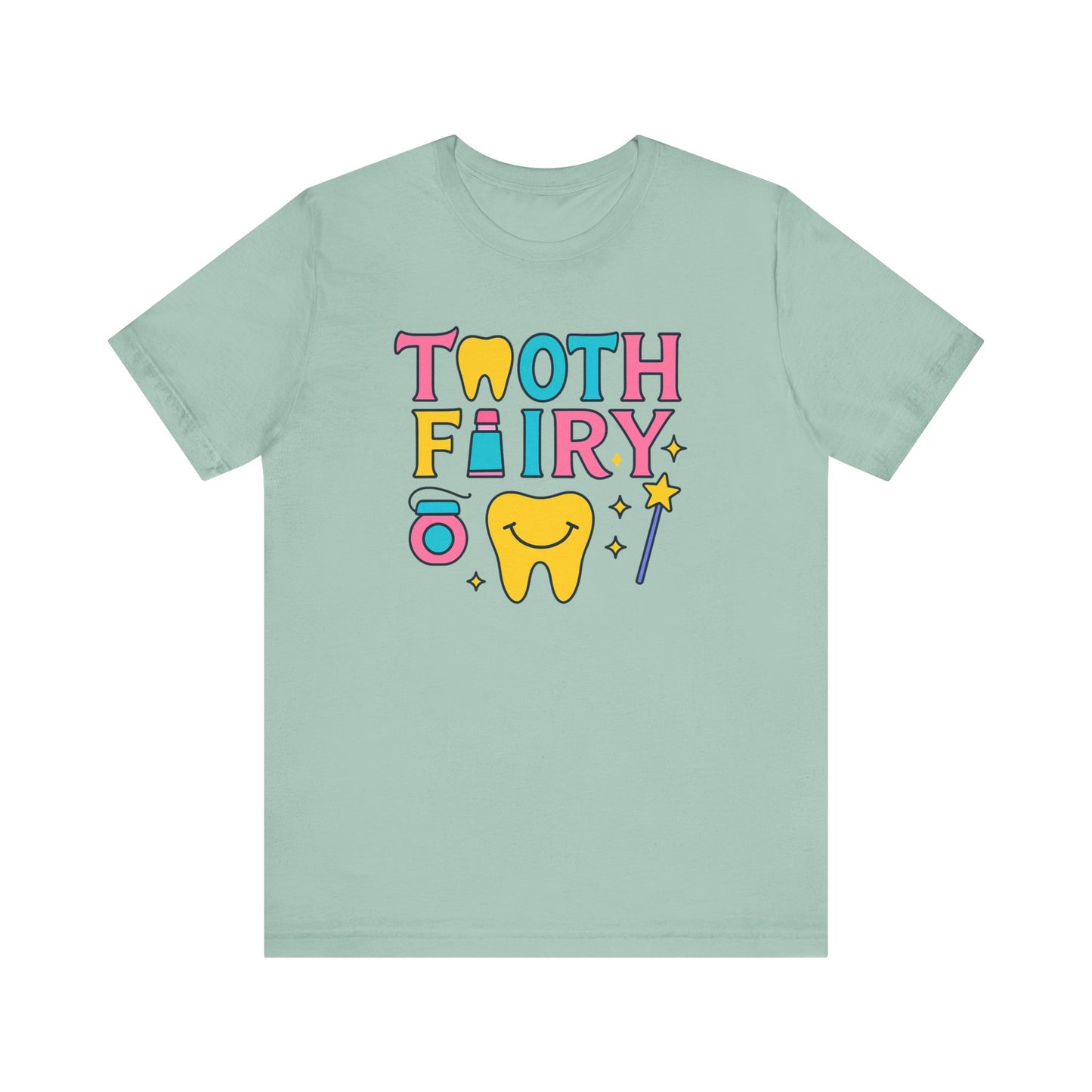 Tooth Fairy T-shirt | Dental Hygienist Gift | Funny Dentist Crewneck Tee