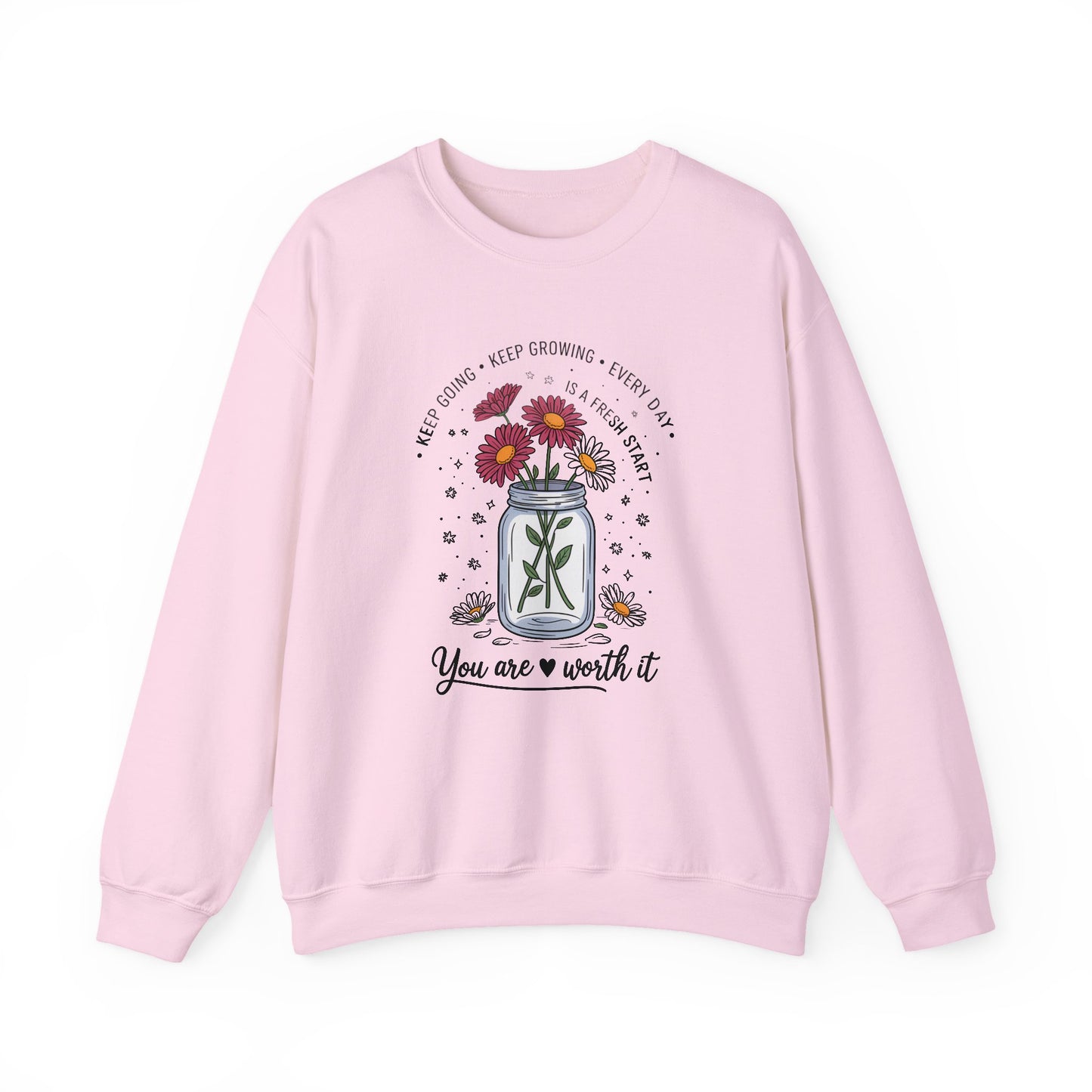 You Are Worth It Shirt sweatahirt | motivational gift | mental health sweatshirt | self love crewneck | positive quote apparel