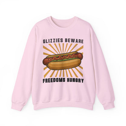 It's A Bad Day To Be A Glizzy sweatShirt | Funny 4th of July Shirt | Hot Dog Lover Gift | Patriotic Meme | Retro |Glizzies Beware Freedoms