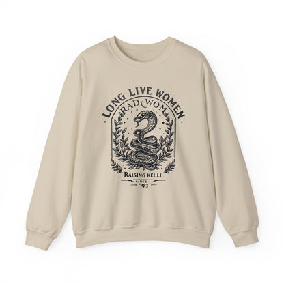 Long Live Rad Women Sweatshirt | Feminist Gift | Trendy Empowerment Tee