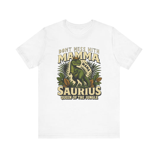 Mama Saurus T-shirt | Funny Dinosaur Mom Gift | Mother’s Day Tee for Nana