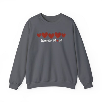 Heart Warrior Mama Sweatshirt | CHD Awareness T-shirt | Surgery Mom Gift