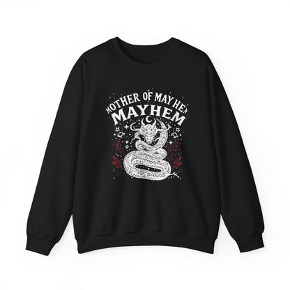 Mother of Mayhem Sweatshirt | Punk Mom Gift | Grunge Alternative Wife Tee