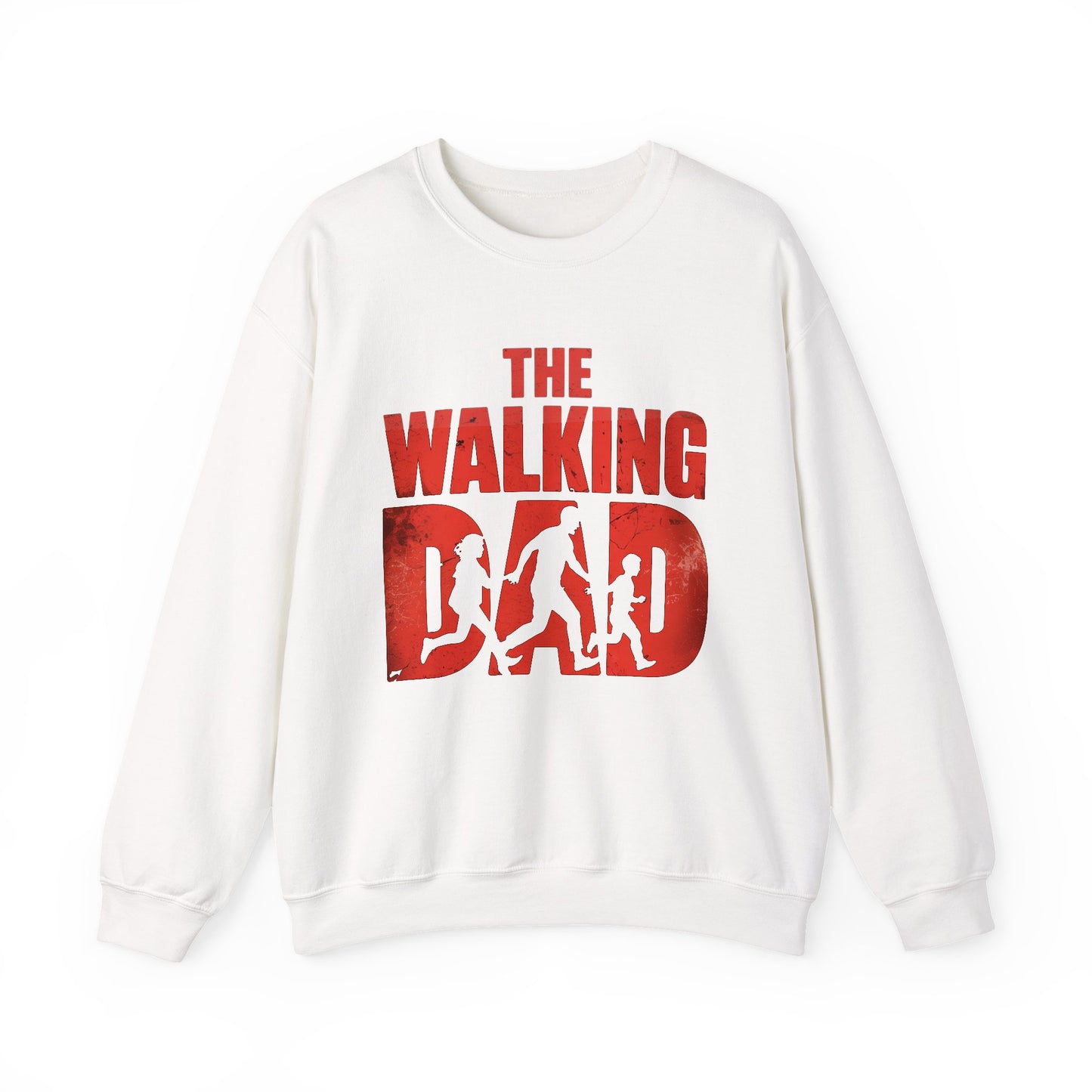 The walking dad sweatShirt | cool dad sweater | fatherhood crewneck | comfort fit gift for dad | zombie dad joke shirt | mens cozy top |