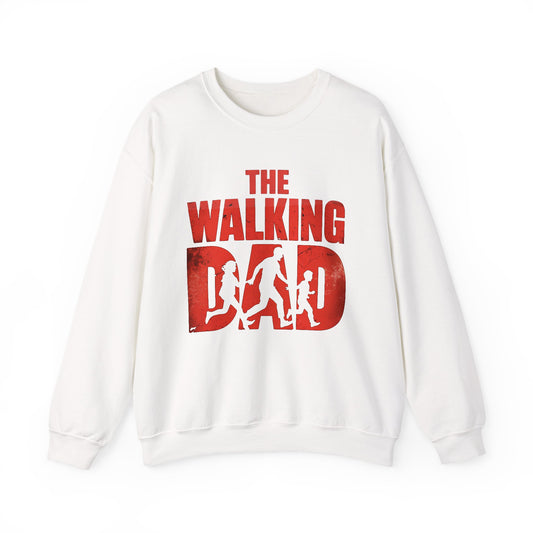 The walking dad sweatShirt | cool dad sweater | fatherhood crewneck | comfort fit gift for dad | zombie dad joke shirt | mens cozy top |