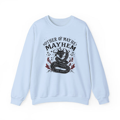 Mother of Mayhem Sweatshirt | Punk Mom Gift | Grunge Alternative Wife Tee