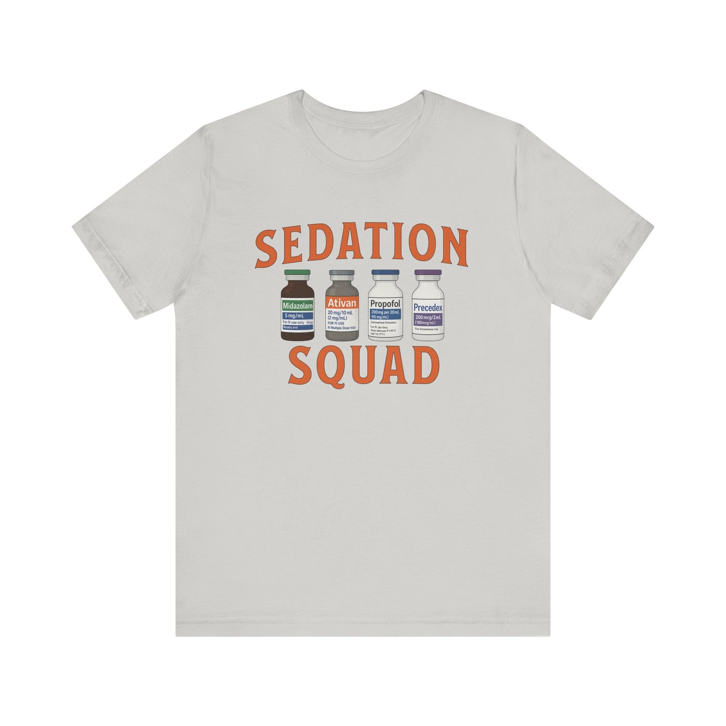 Sedation Squad T-shirt | Funny ICU Nurse Tee | CRNA Anesthesia Gift Shirt