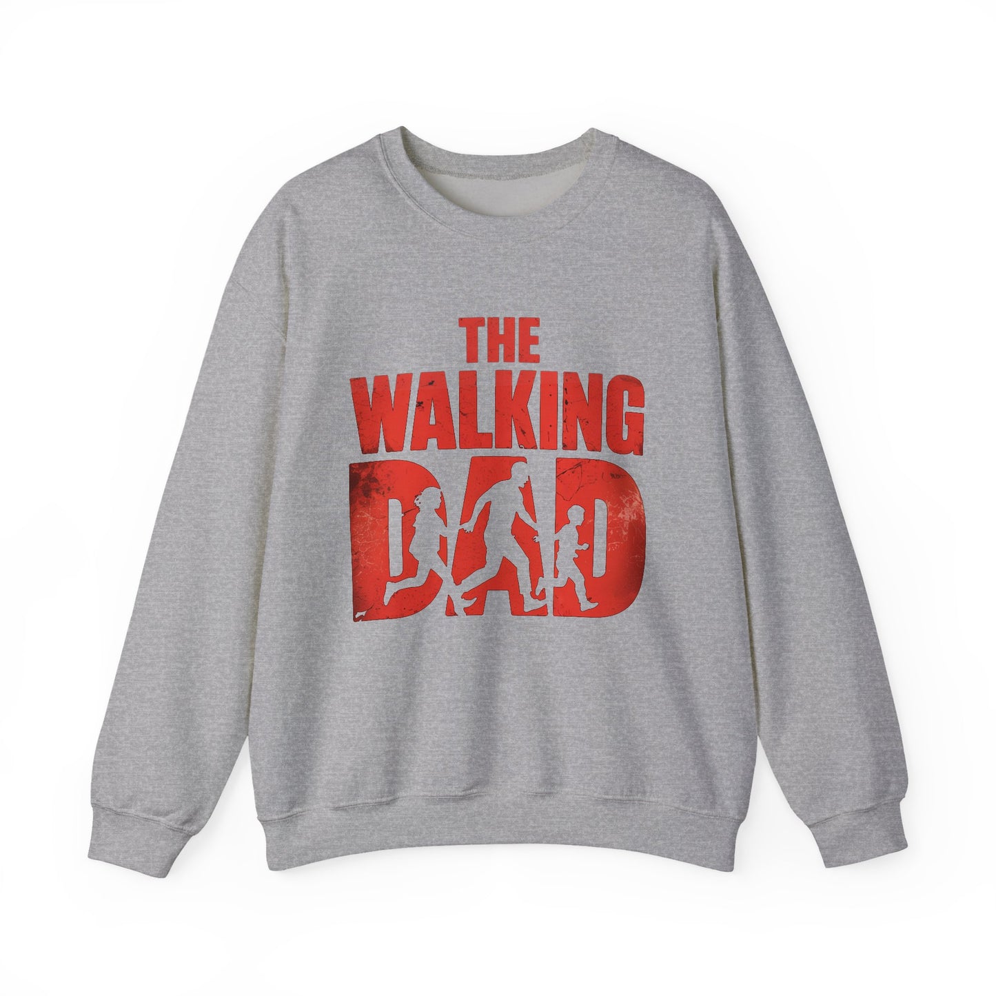 The walking dad sweatShirt | cool dad sweater | fatherhood crewneck | comfort fit gift for dad | zombie dad joke shirt | mens cozy top |