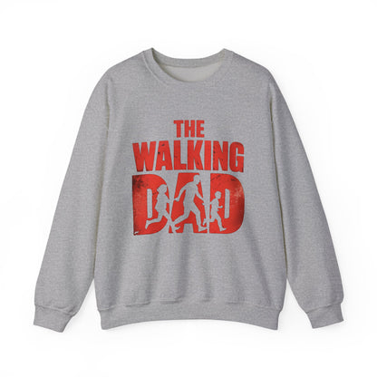 The walking dad sweatShirt | cool dad sweater | fatherhood crewneck | comfort fit gift for dad | zombie dad joke shirt | mens cozy top |