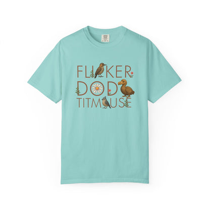 Flicker Dodo Titmouse shirt | Funny bird shirt | Anti MAGA tee | Subtle FDT gift | Liberal political shirt | Comfort Colors unisex