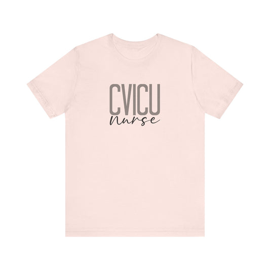 CVICU Nurse T-Shirt | Heart RN Crewneck Gift | ICU Nurse Appreciation Tee