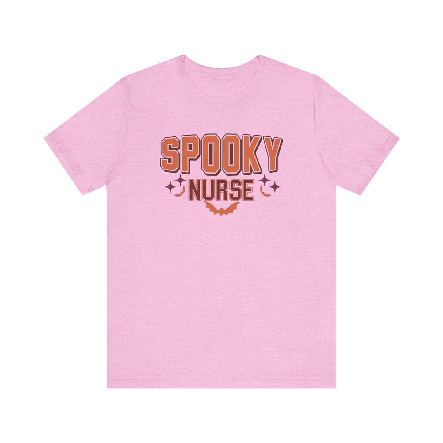 One Spooky Nurse T-shirt | Cute Skeleton Ghost Tee | Halloween Nurse Gift