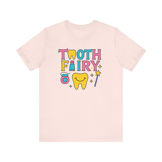 Tooth Fairy T-shirt | Dental Hygienist Gift | Funny Dentist Crewneck Tee